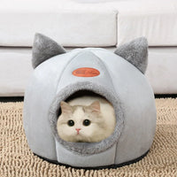 Warm & Fluffy Cat Cave Bed